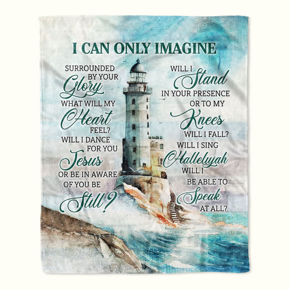 I Can Only Imagine Christian Blanket