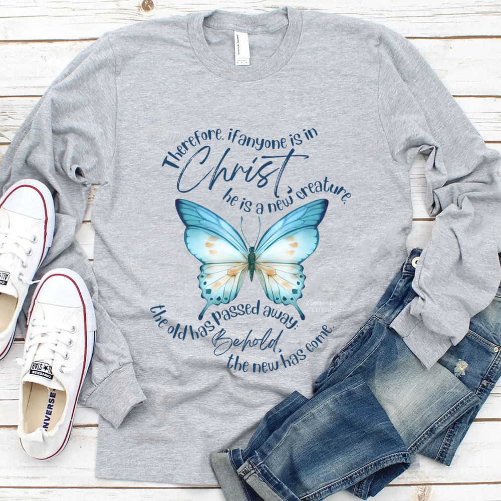 2 Corinthians 517 Bible Verse Long Sleeve Shirt