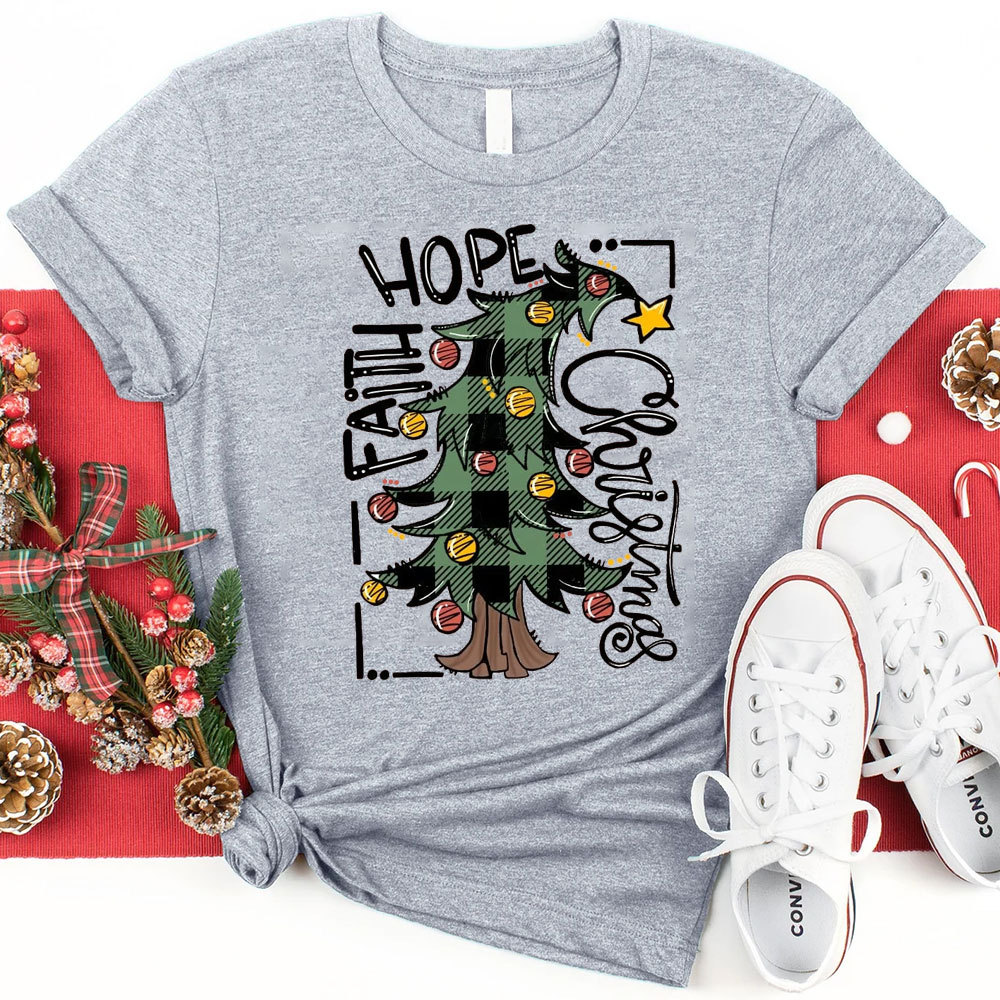 Faith Hope Christmas Shirt