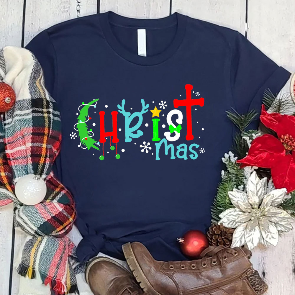 Christ Mas Holiday Christian Christmas T-Shirt