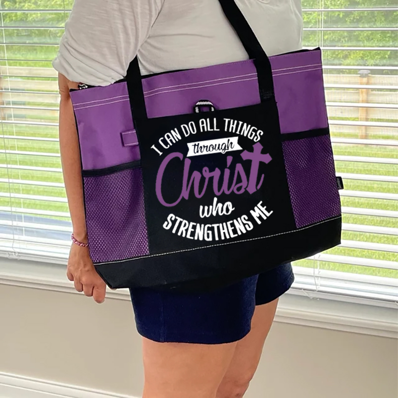 I Can Do All Things Through Christ Who Strengthens Me Tote Bag