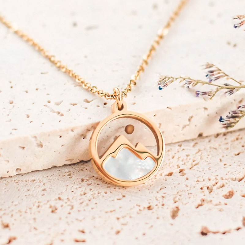 Move Mountains Pearl Mustard Seed Necklace