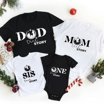 True Story Christmas Family Matching Shirt