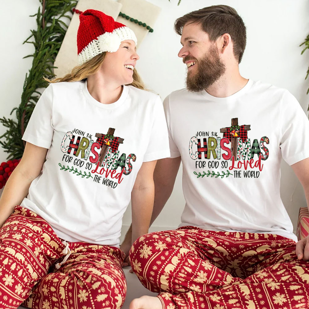 For God So Loved the World Christmas T-Shirt