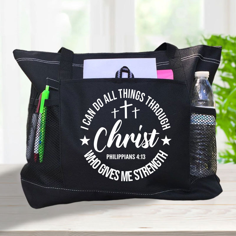 I Can Do All Things Philippians 4:13 Tote Bag