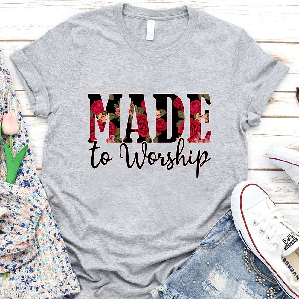 Made To Worship Christian T-Shirt Sale - GuidingCross