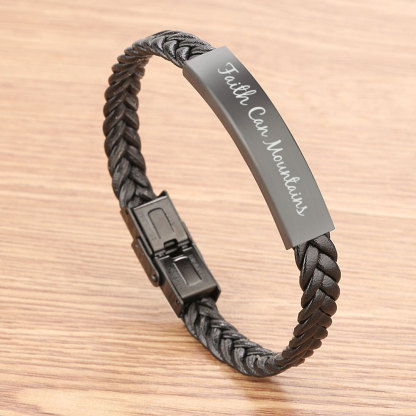 Faith Can Move Mountains Bracelet