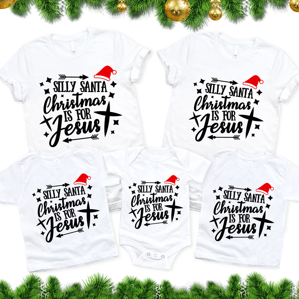 Love Like Jesus Christmas Family Matching Shirts