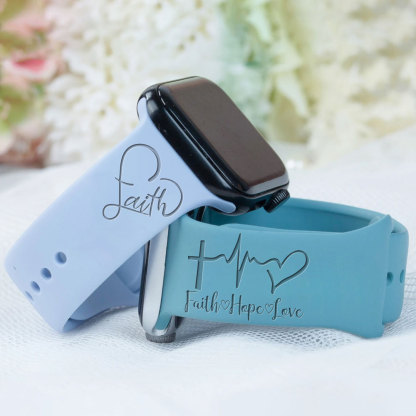 Faith Hope Love Watch Band