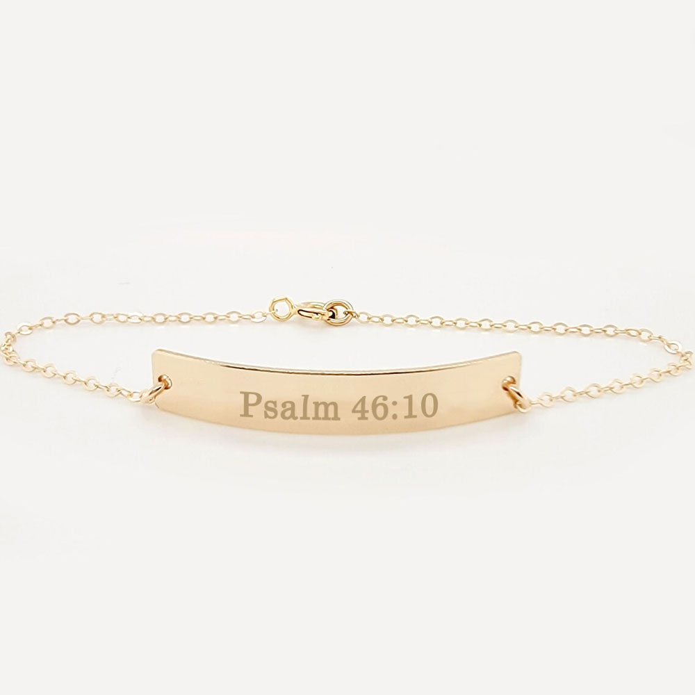 Personalized Bible Verse Bracelet Faith Bracelet