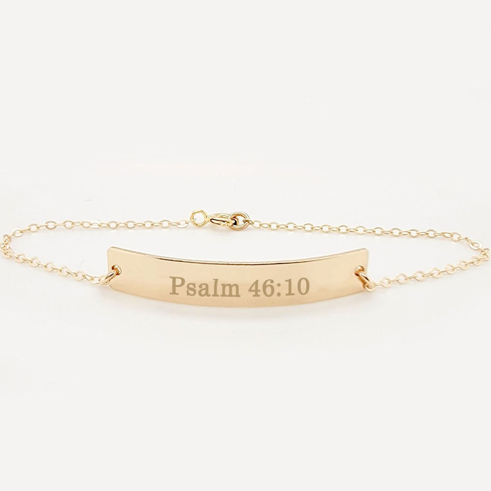 Personalized Bible Verse Bracelet Faith Bracelet