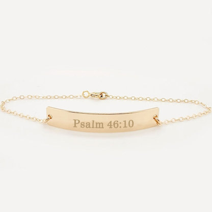 Personalized Bible Verse Bracelet Faith Bracelet