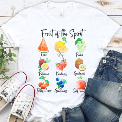 Fruit of the Spirit Bible Verse Inspirational Shirt