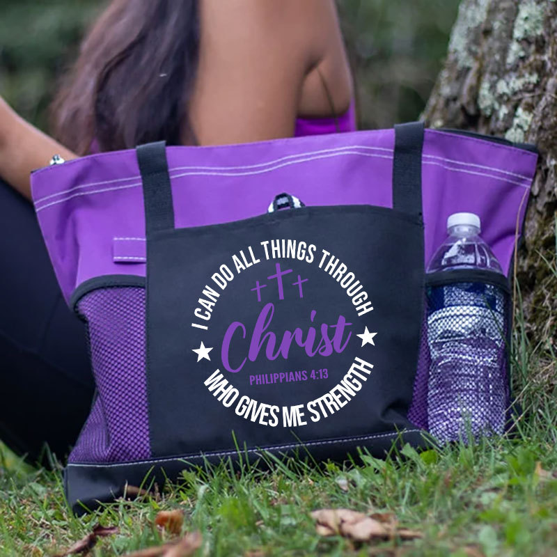 I Can Do All Things Philippians 4:13 Tote Bag