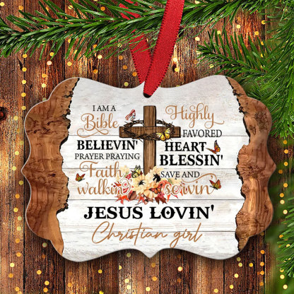 Christmas Jesus Lovin' Ornament