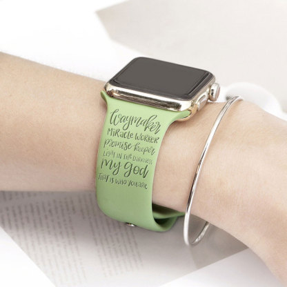 Waymaker Miracle Worker Engrave Watch Band