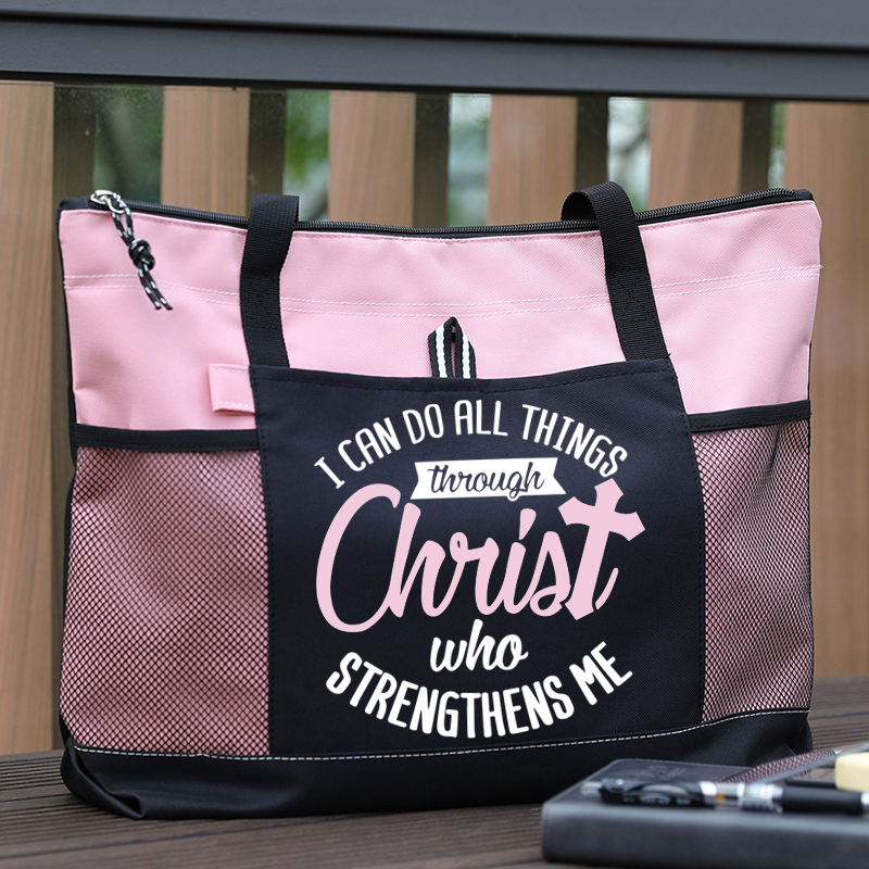 I Can Do All Things Through Christ Who Strengthens Me Tote Bag