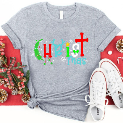 Christ Mas Holiday Christian Christmas T-Shirt