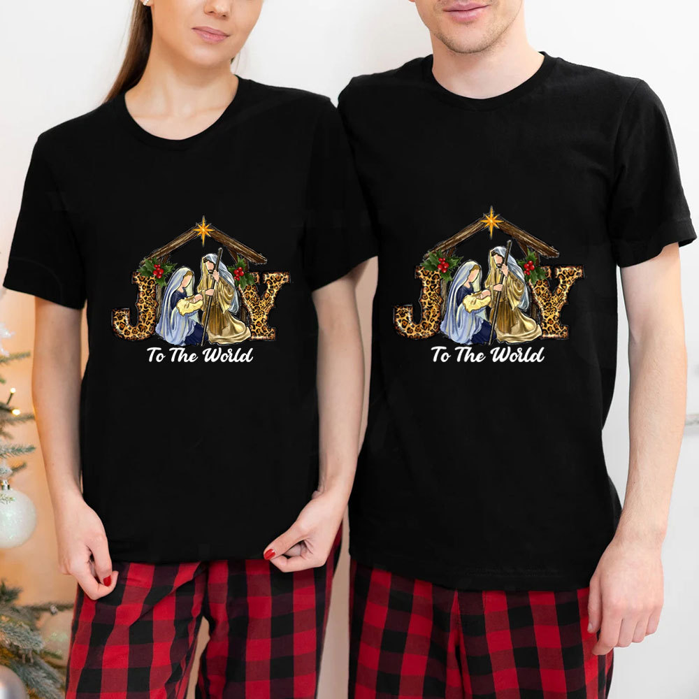 Joy to the World Baby Jesus Christmas T-Shirt