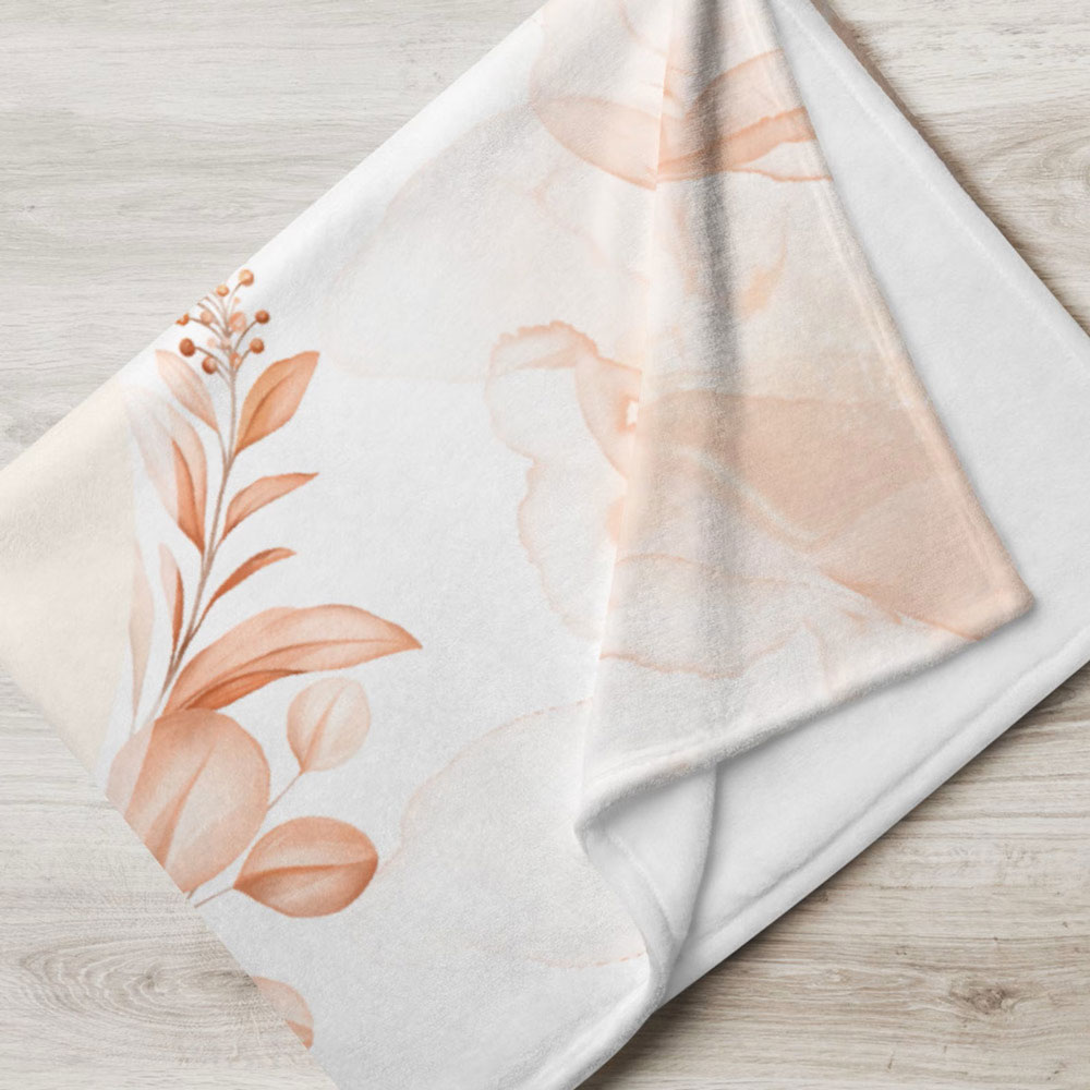 Be Strong and Courageous Joshua 1:9 Bible Verse Blanket