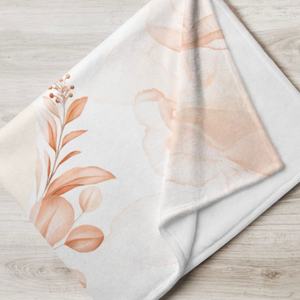 Be Strong and Courageous Joshua 1:9 Bible Verse Blanket