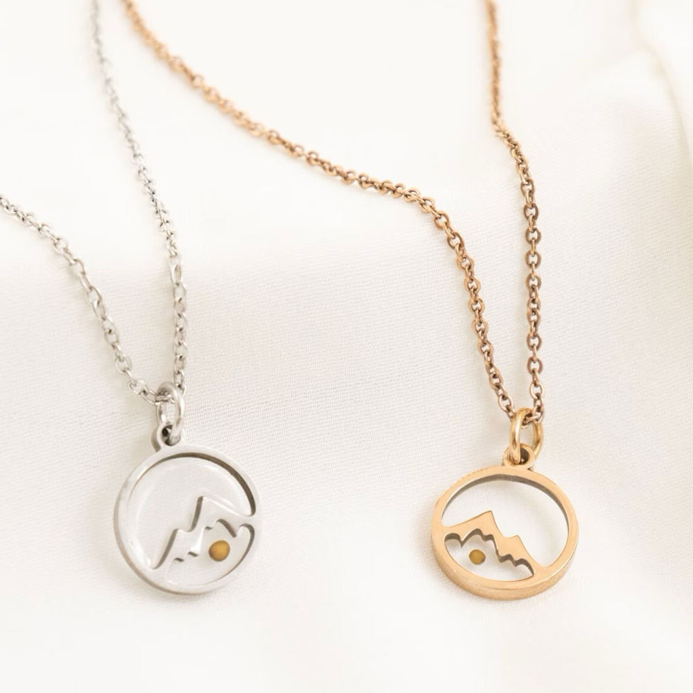 Faith Can Move Mountains Christian Necklace