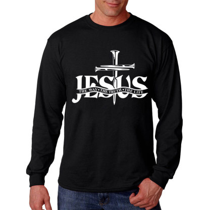 Jesus The Way The Truth The Life Long Sleeve Tee