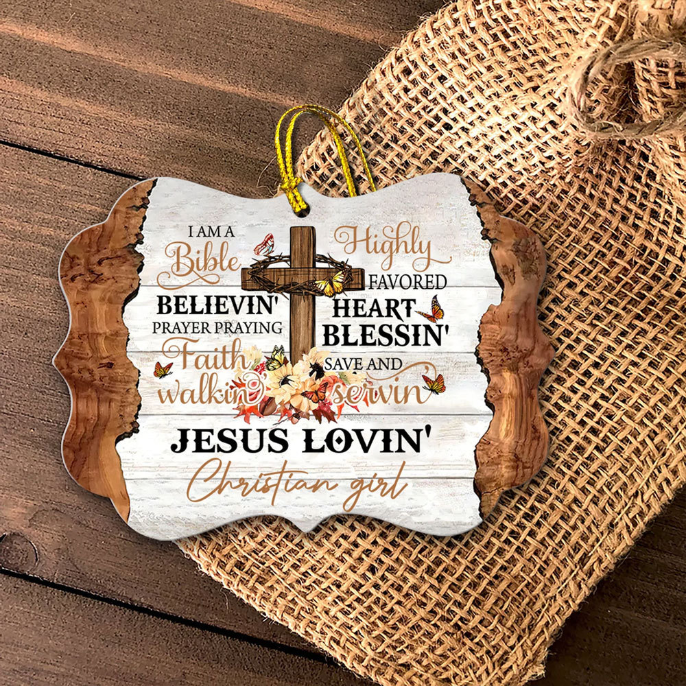 Christmas Jesus Lovin' Ornament