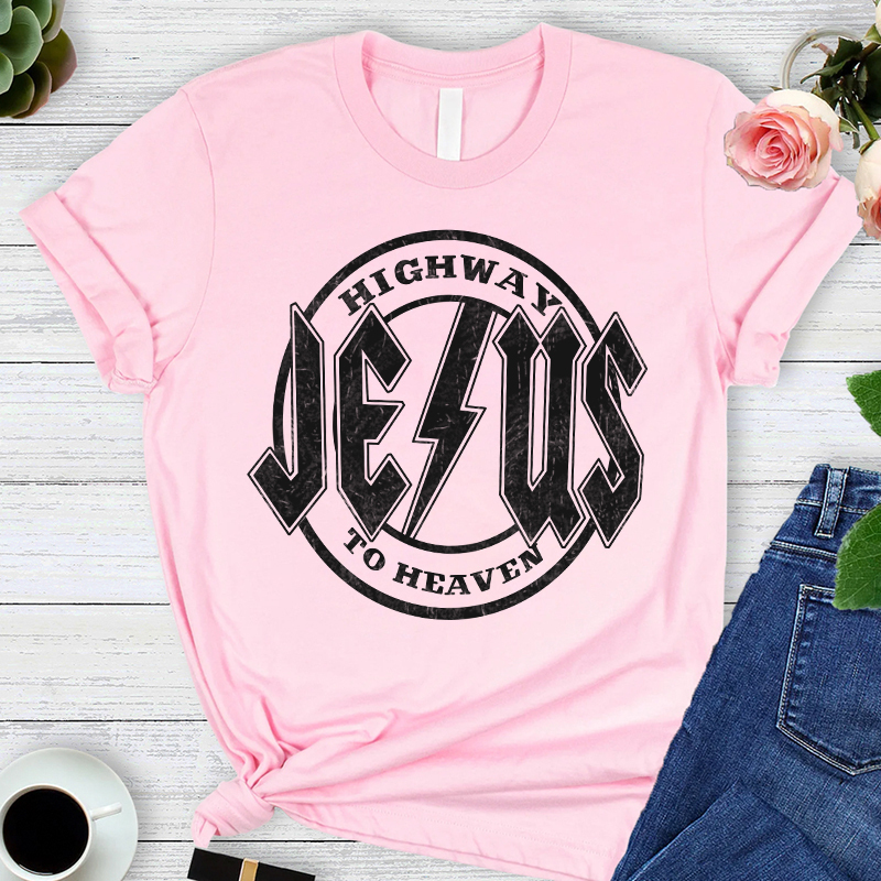  Jesus Highway To Heaven T-shirt