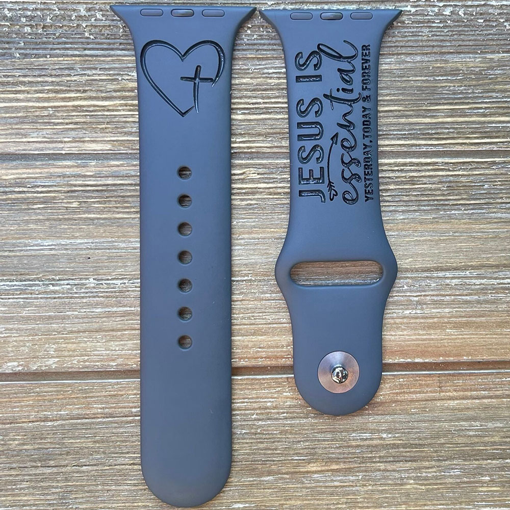 Jesus Is Essential Scripture Watch Band