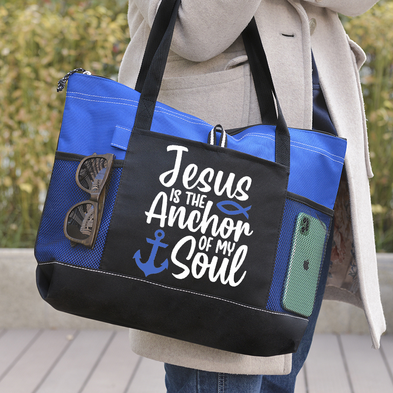 Jesus Is The Anchor To My Soul Tote Bag