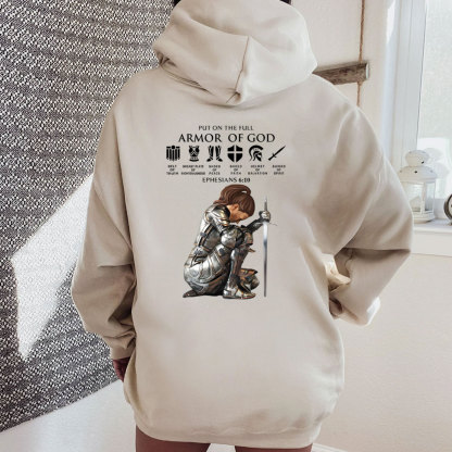 Personalized Name Put On The Full Armor Of God Hoodie