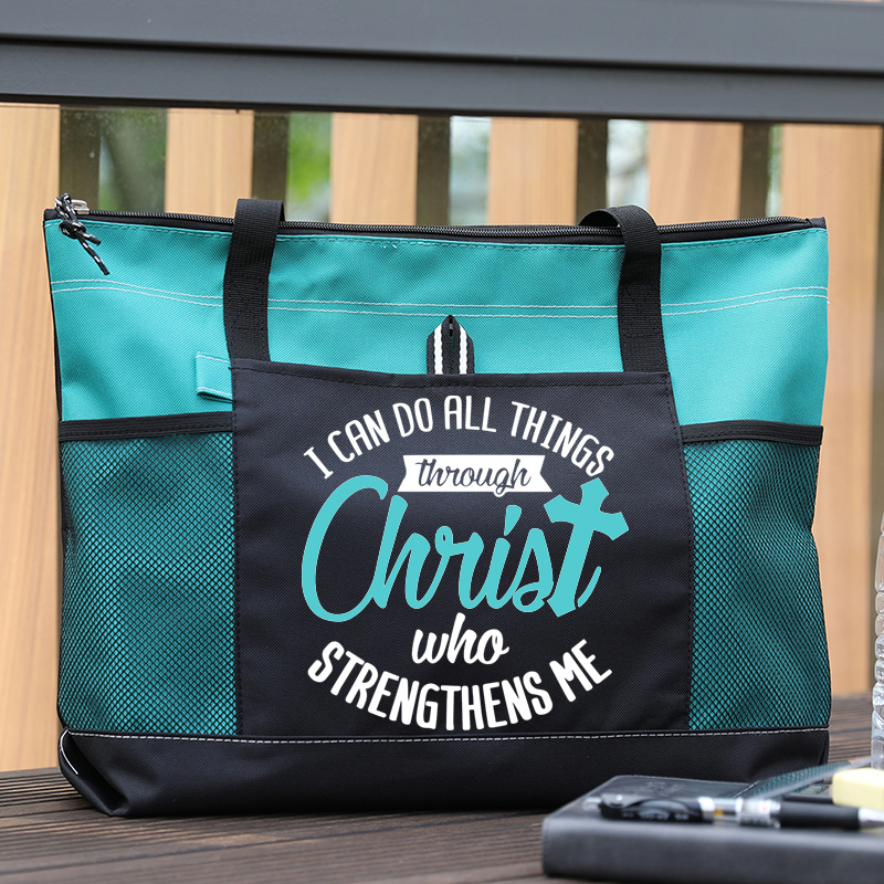 I Can Do All Things Through Christ Who Strengthens Me Tote Bag