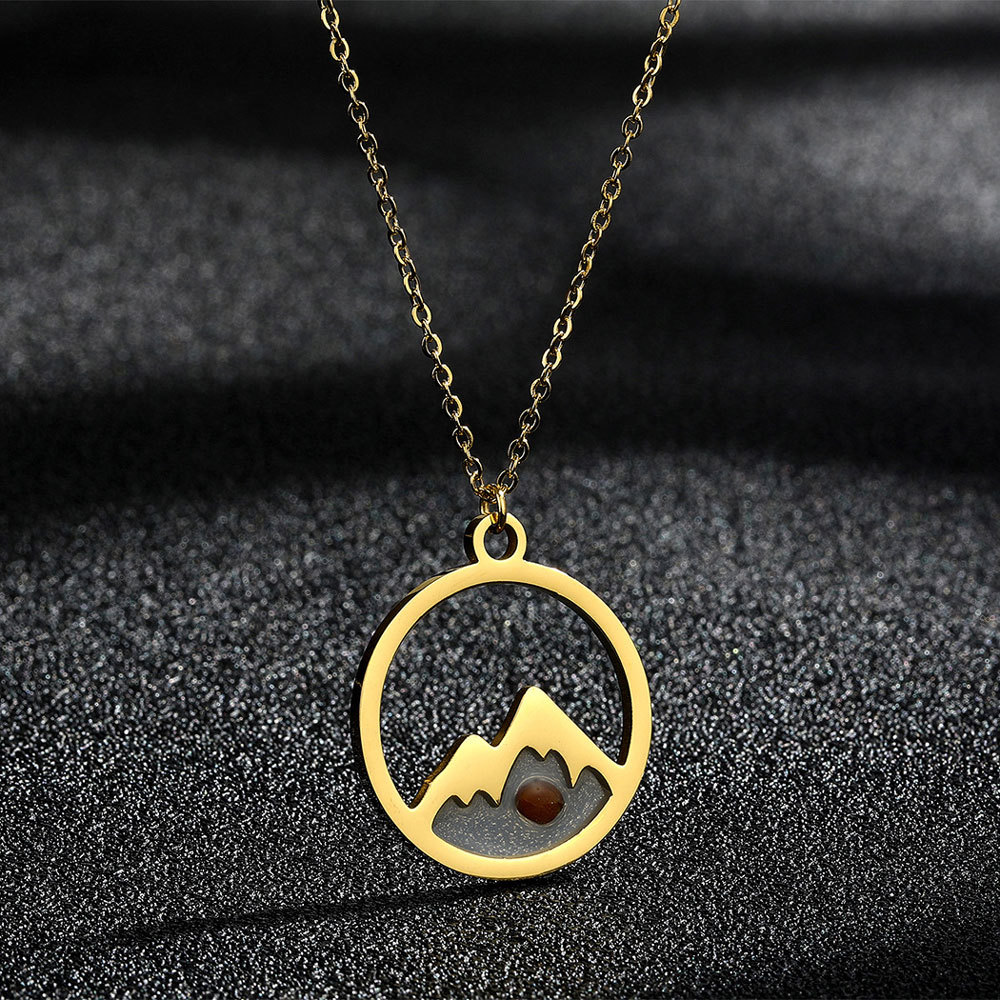 Faith Can Move Mountains Christian Necklace