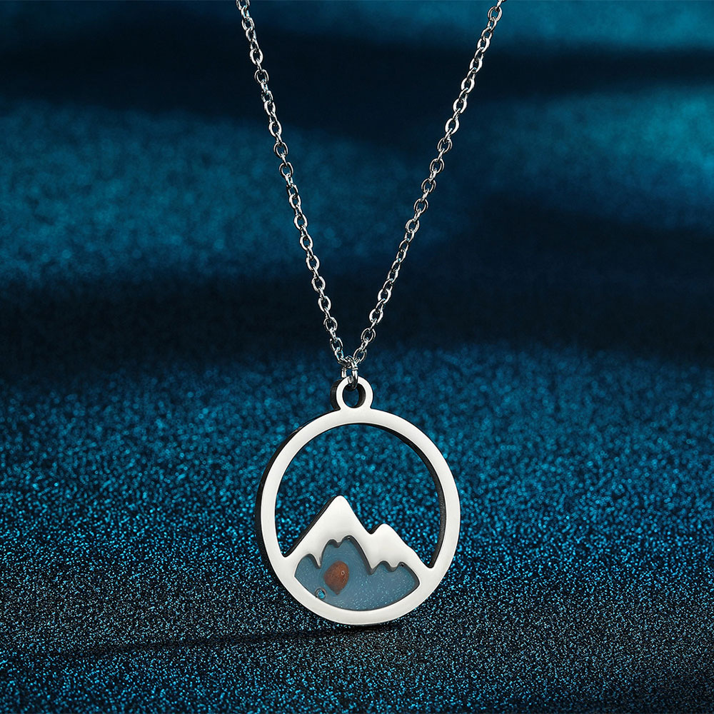 Faith Can Move Mountains Christian Necklace