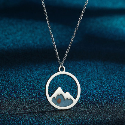 Faith Can Move Mountains Christian Necklace