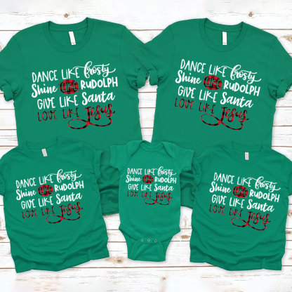 Love Like Jesus Family Matching Shirts