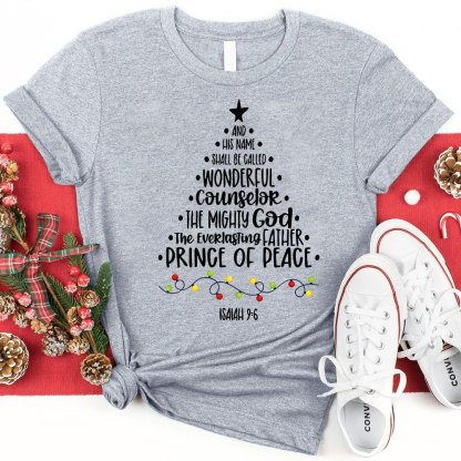 His Name Shall Be Jesus Christmas Shirt