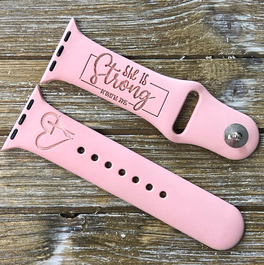 She Is Strong Proverbs Christian Sayings Watch Band