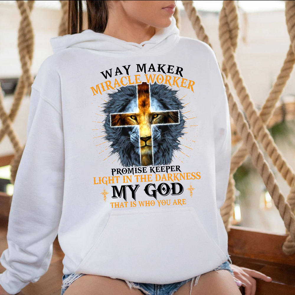 Lion Way Maker Miracle Worker Hoodie