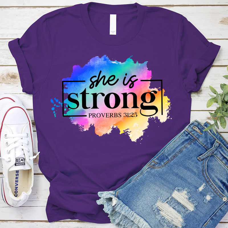 She is Strong Christian T-Shirt