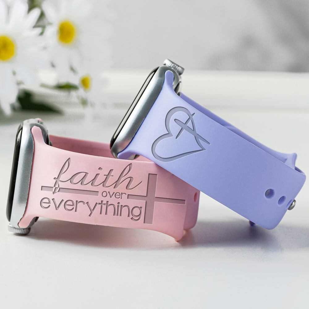 Faith Over Everything Watch Band