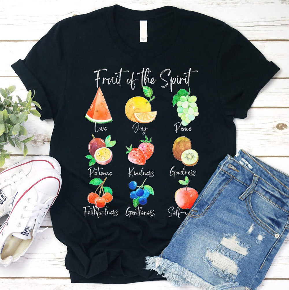 Fruit of the Spirit Bible Verse Inspirational Shirt