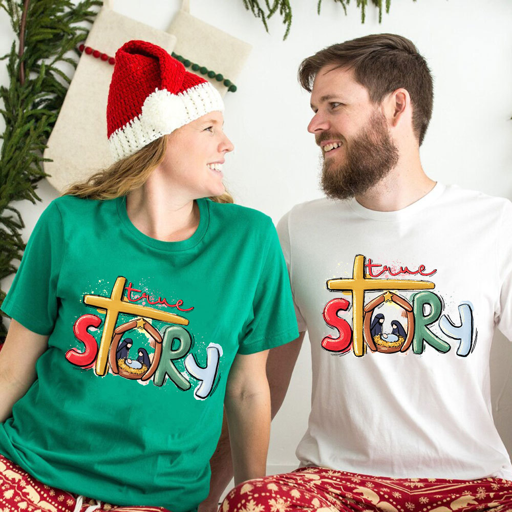 True Story Nativity Christmas Christian T-Shirt