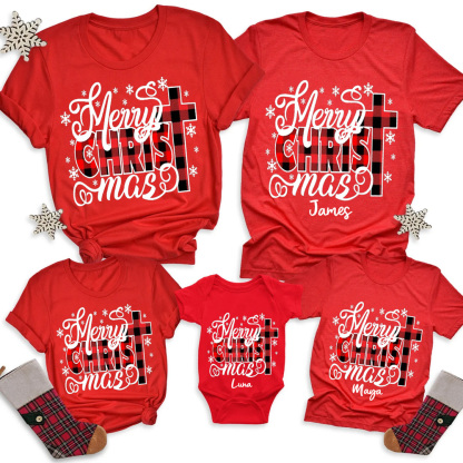 Merry Christ Mas Family Matching Shirts