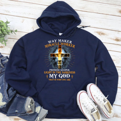 Lion Way Maker Miracle Worker Hoodie