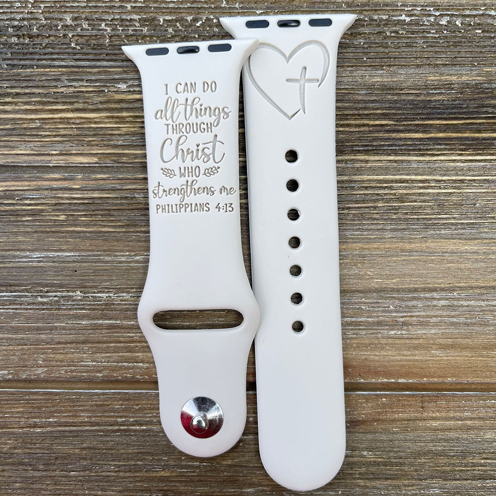 I Can Do All Things Through Christ Philippians 4:13 Watch Band