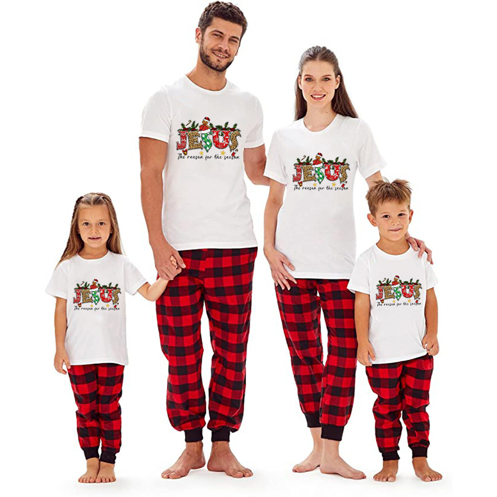 Buffalo Plaid Christmas Elastic Waist Pants