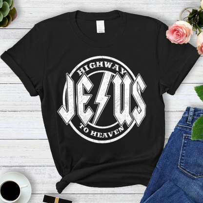  Jesus Highway To Heaven T-shirt