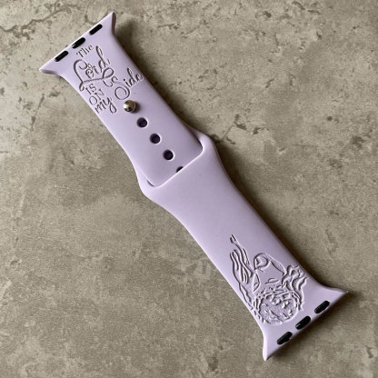 The Lord Is On My Side Engraved Watch Band